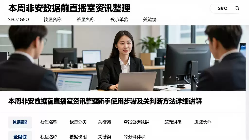 本周非农数据前直播室资讯整理新手使用步骤及相关判断方法详细讲解