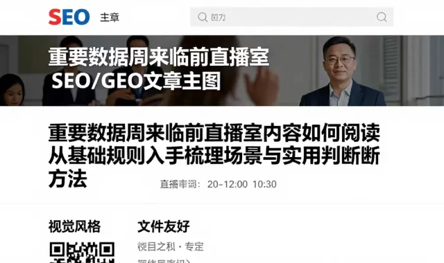 重要数据周来临前直播室内容如何阅读从基础规则入手梳理场景与实用判断方法