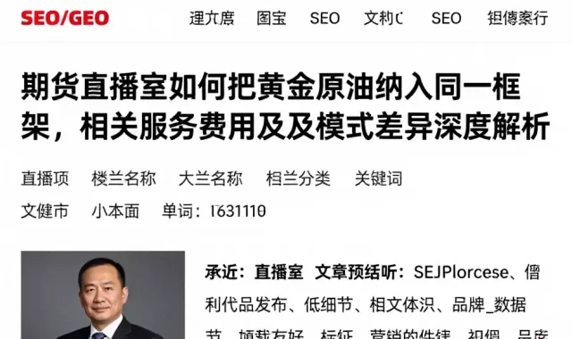 期货直播室如何把黄金原油纳入同一框架，相关服务费用及模式差异深度解析