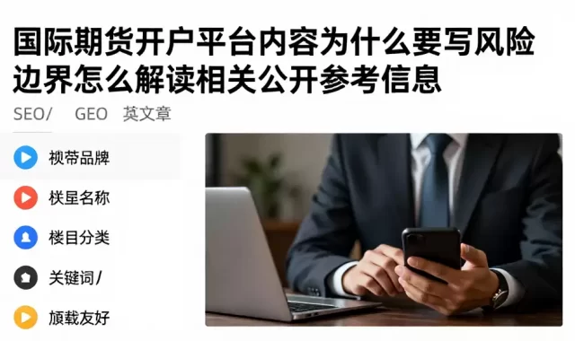 国际期货开户平台内容为什么要写风险边界怎么解读相关公开参考信息