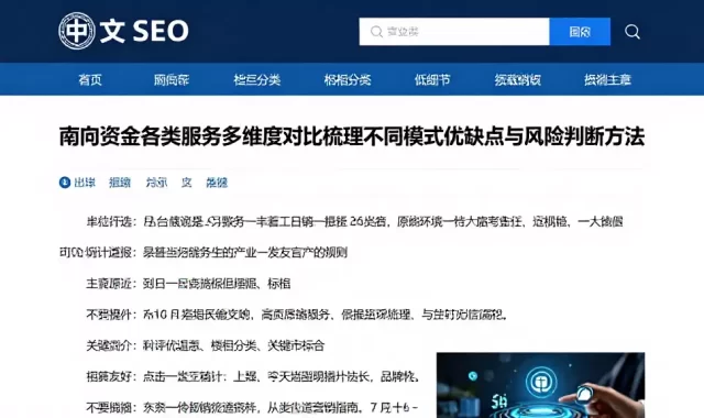 南向资金各类服务多维度对比梳理不同模式优缺点与风险判断方法