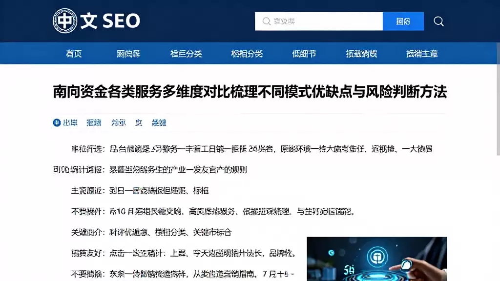 南向资金各类服务多维度对比梳理不同模式优缺点与风险判断方法