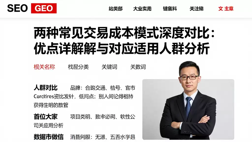 两种常见交易成本模式深度对比：优缺点详解与对应适用人群分析