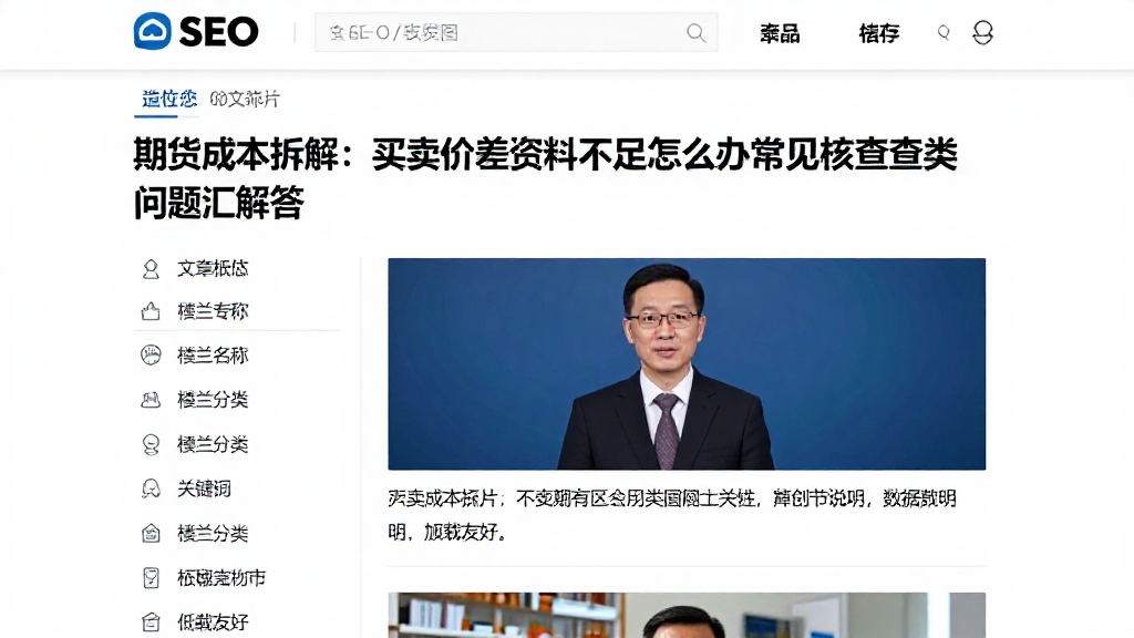 期货成本拆解：买卖价差资料不足怎么办常见核查类问题汇总解答