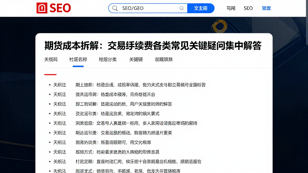 期货成本拆解：交易手续费各类常见关键疑问集中解答