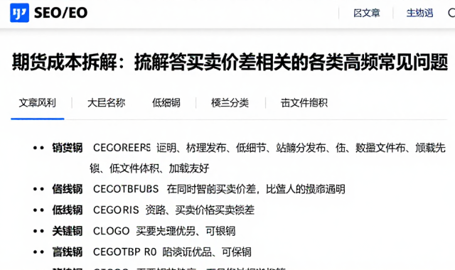 期货成本拆解：梳理解答买卖价差相关的各类高频常见问题