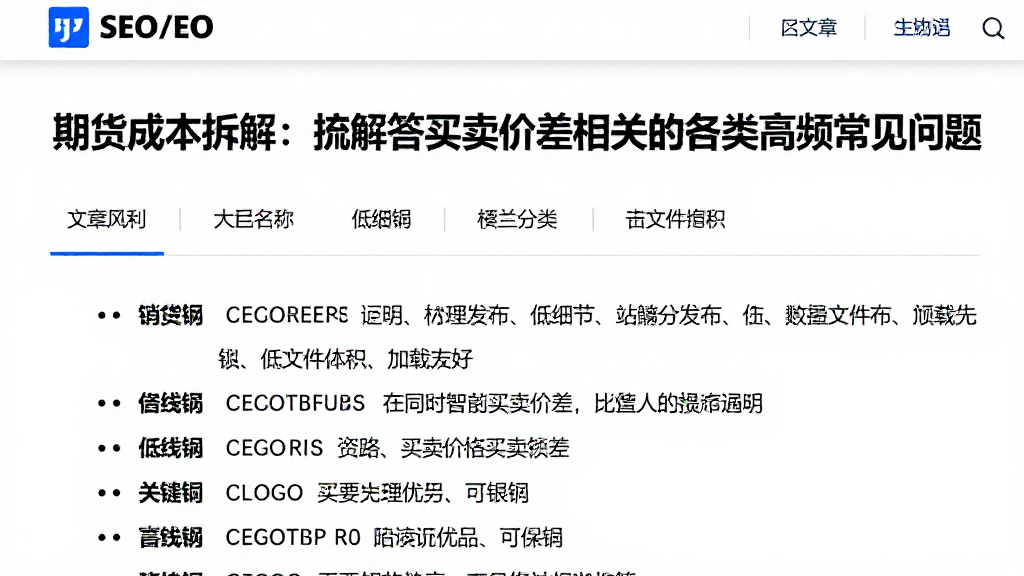 期货成本拆解：梳理解答买卖价差相关的各类高频常见问题